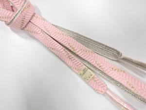 未使用品　正絹　手組帯締め